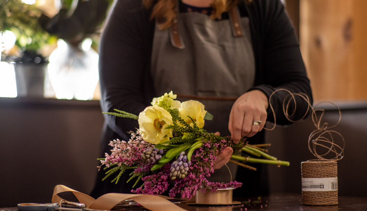 spring floral arrangement