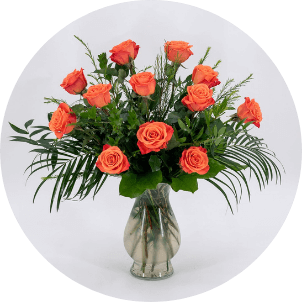 photo of a roses arrangement